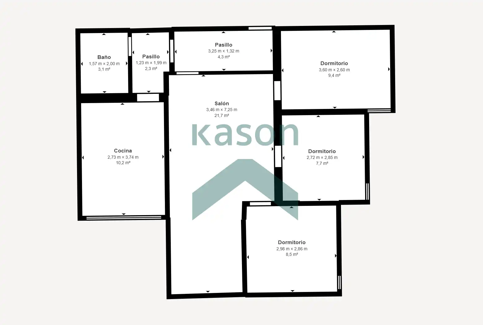 Flat for sale in Madrid  with Air Conditioner and Heating