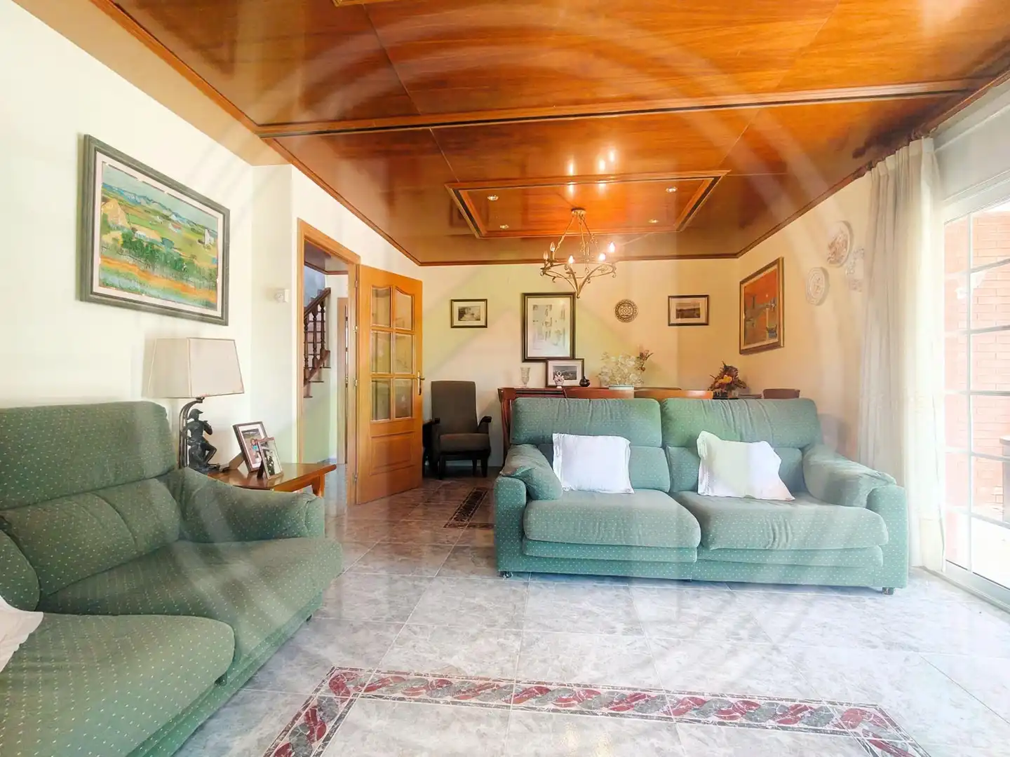 Sala de estar de Casa o chalet en venta en Cànoves I Samalús con Calefacción, Jardín privado y Terraza