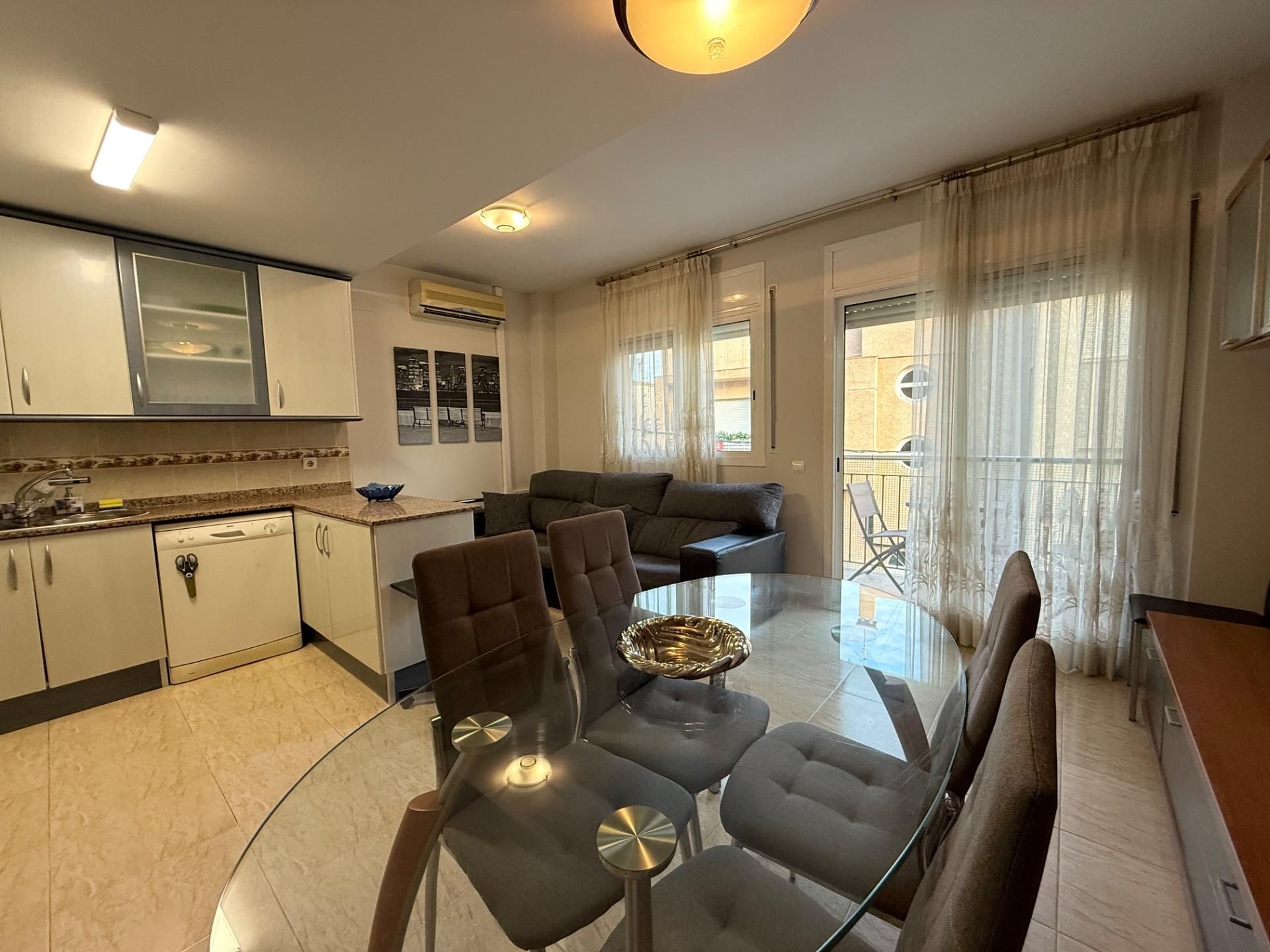 Living room of Flat to rent in Camarles  with Air Conditioner, Storage room and Balcony