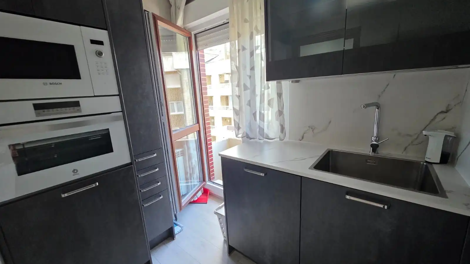 Kitchen of Flat for sale in Castro-Urdiales  with Heating, Terrace and Storage room