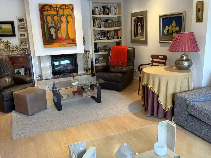 Sala d'estar de Casa o xalet en venda en  Albacete Capital amb Aire condicionat, Terrassa i Balcó