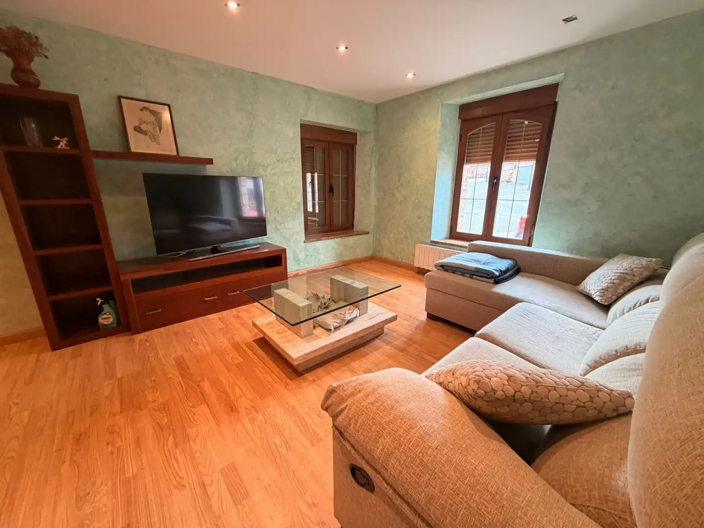 Sala de estar de Casa o chalet en venta en Cavia con Calefacción y Jardín privado