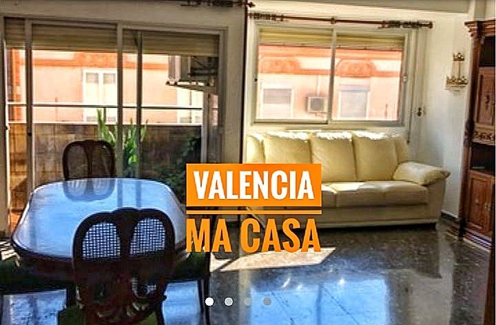 Vista exterior de Pis de lloguer en  Valencia Capital amb Aire condicionat, Calefacció i Terrassa