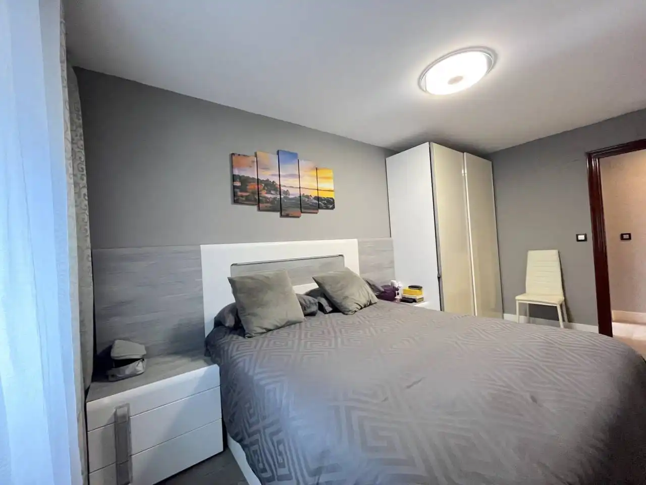 Bedroom of Flat for sale in Erandio  with Heating, Terrace and Furnished
