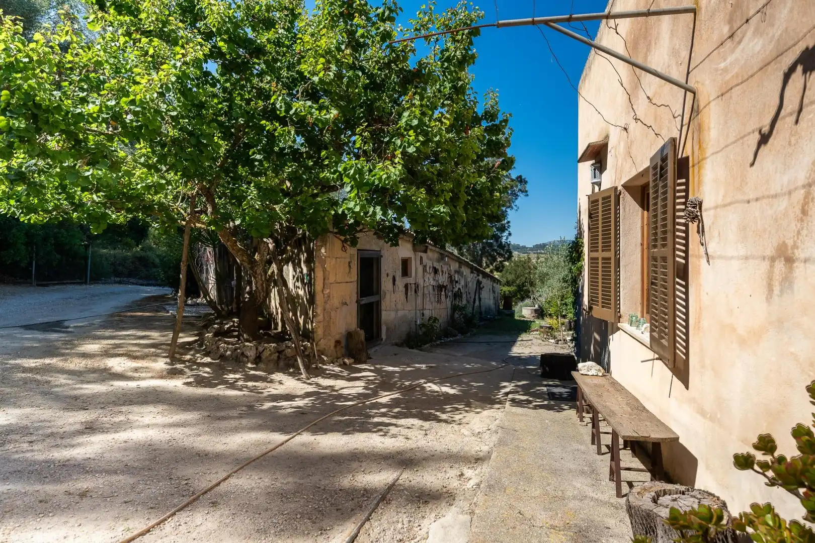 Vista exterior de Finca rústica en venta en Sant Joan con Jardín privado, Terraza y Trastero