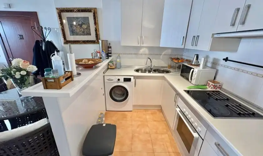 Kitchen of Flat for sale in Carboneras  with Air Conditioner, Terrace and Storage room
