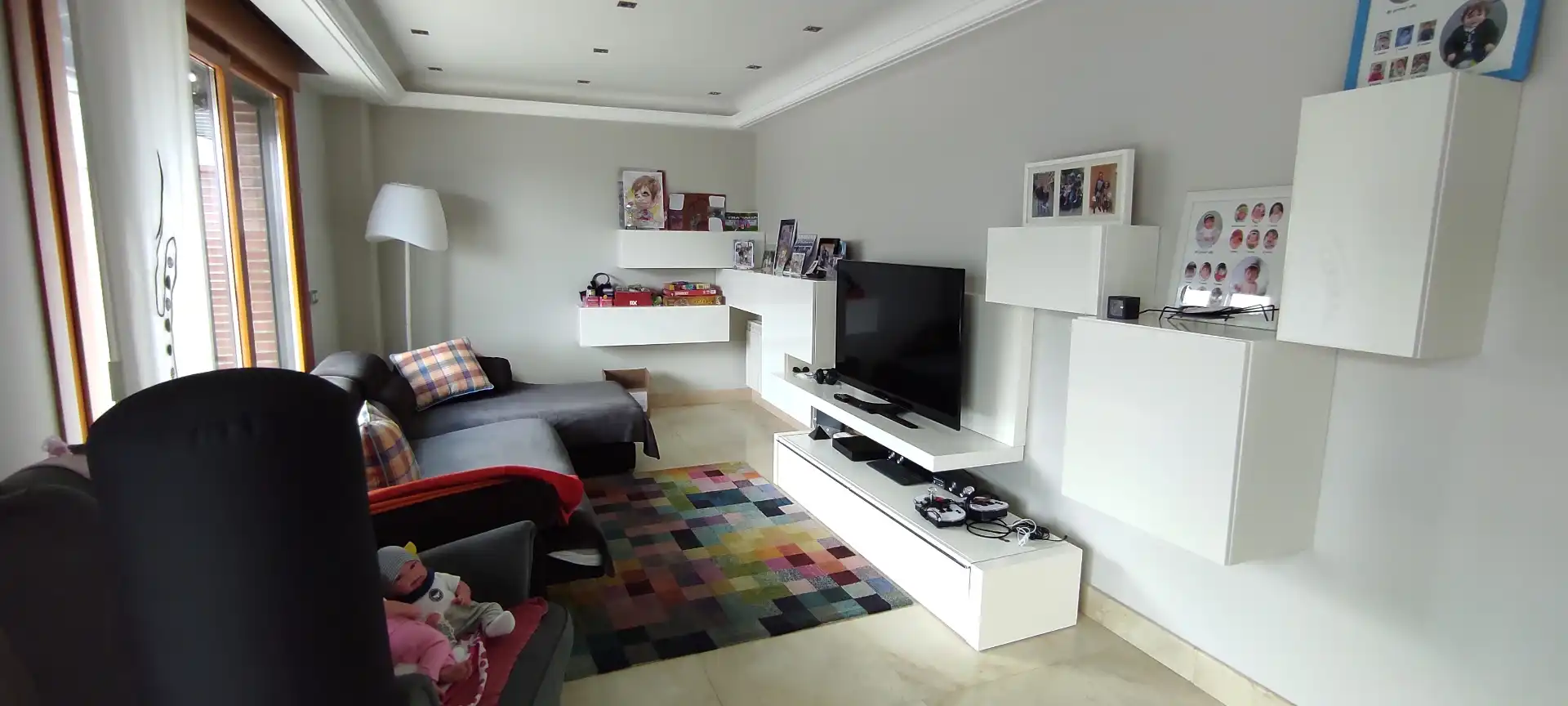Living room of Flat for sale in Ortuella  with Heating, Terrace and Storage room