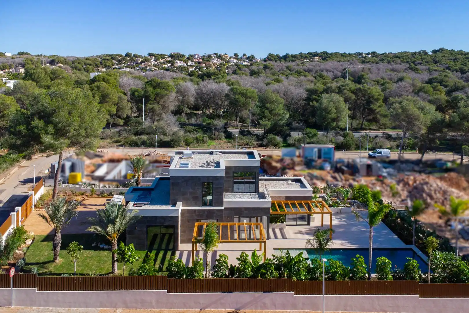 Vista exterior de Casa o xalet en venda en Jávea / Xàbia amb Aire condicionat, Calefacció i Jardí privat