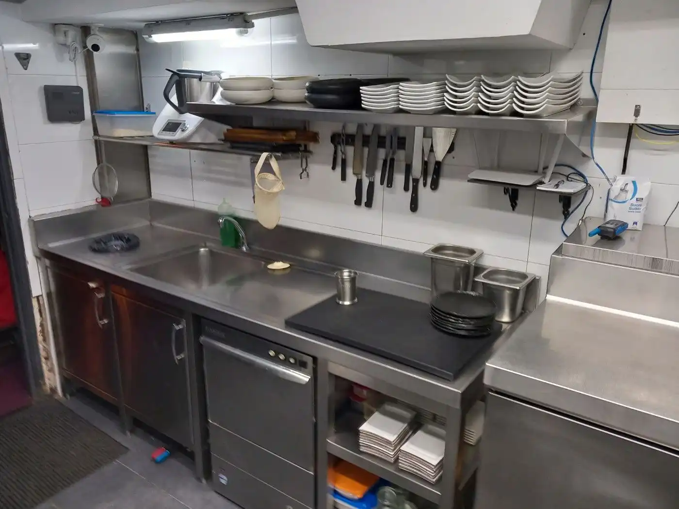 Cocina de Local en traspaso en Barcelona con Aire acondicionado, Calefacción y Amueblado