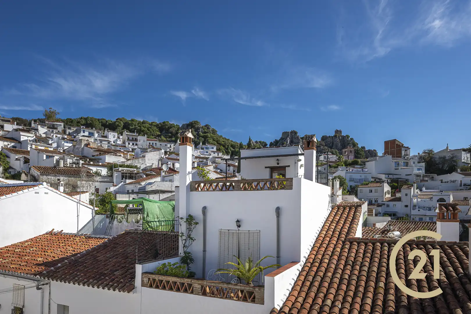 Vista exterior de Casa adosada en venta en Gaucín con Jardín privado, Terraza y Trastero