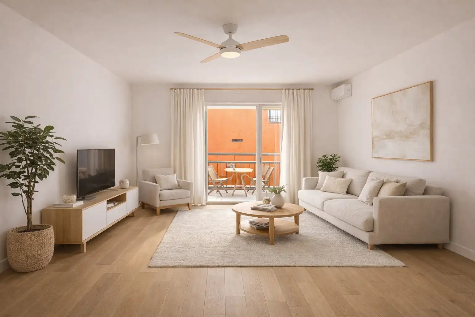 Living room of Attic for sale in Sant Feliu de Guíxols  with Air Conditioner, Heating and Terrace