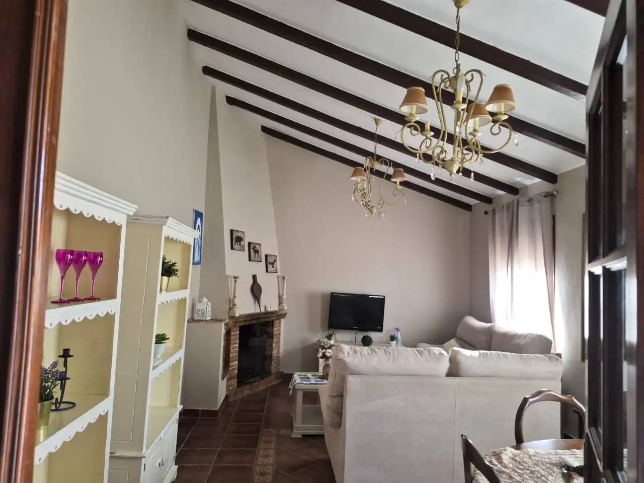 Living room of Houses for rent in Carmona  with Air Conditioner, Heating and Private garden