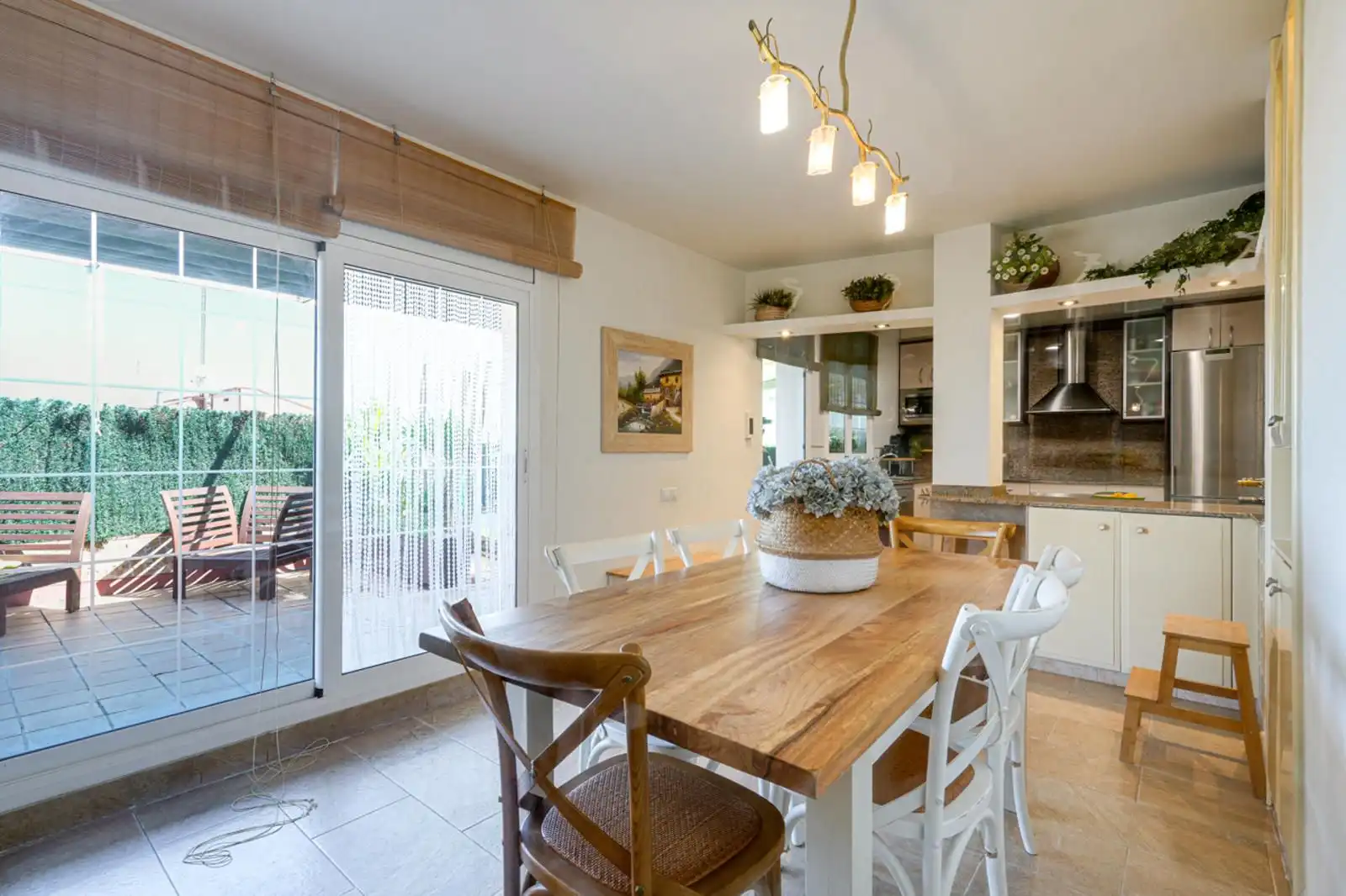 Dining room of Attic for sale in Sant Feliu de Llobregat  with Air Conditioner, Heating and Terrace