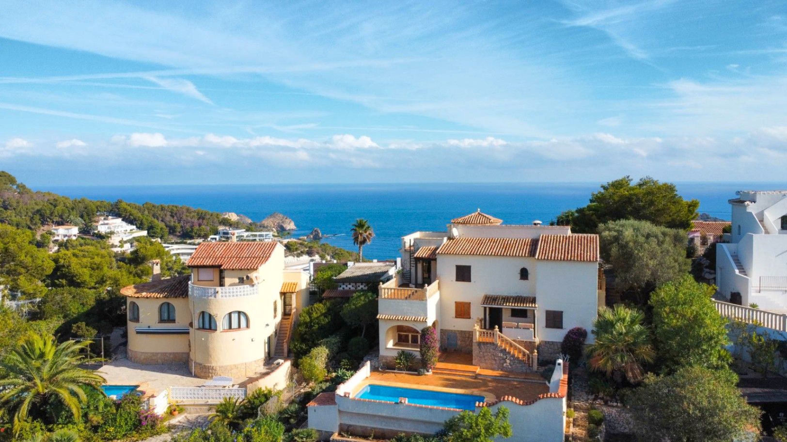 Vista exterior de Finca rústica en venda en Jávea / Xàbia amb Calefacció, Jardí privat i Terrassa