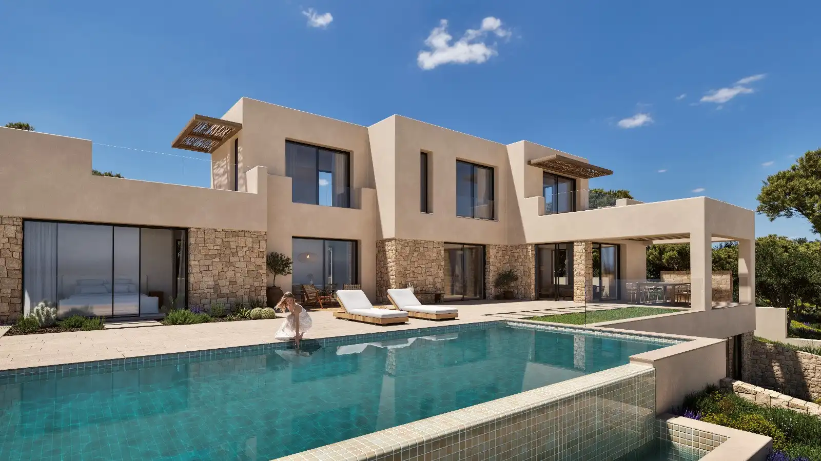 Vista exterior de Casa o chalet en venta en Jávea / Xàbia con Aire acondicionado, Jardín privado y Terraza