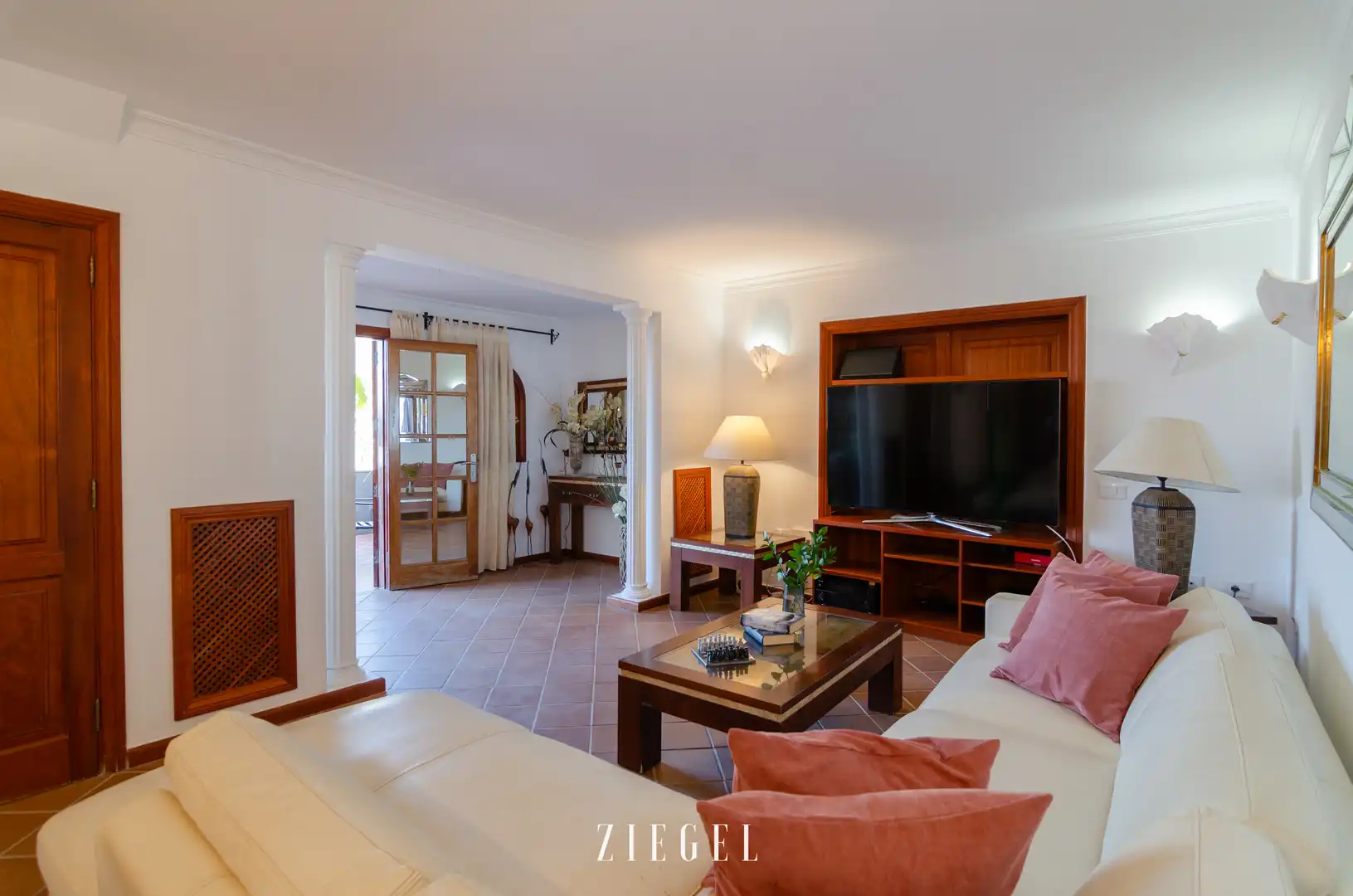 Living room of Houses for rent in Mogán  with Terrace, Swimming Pool and Furnished