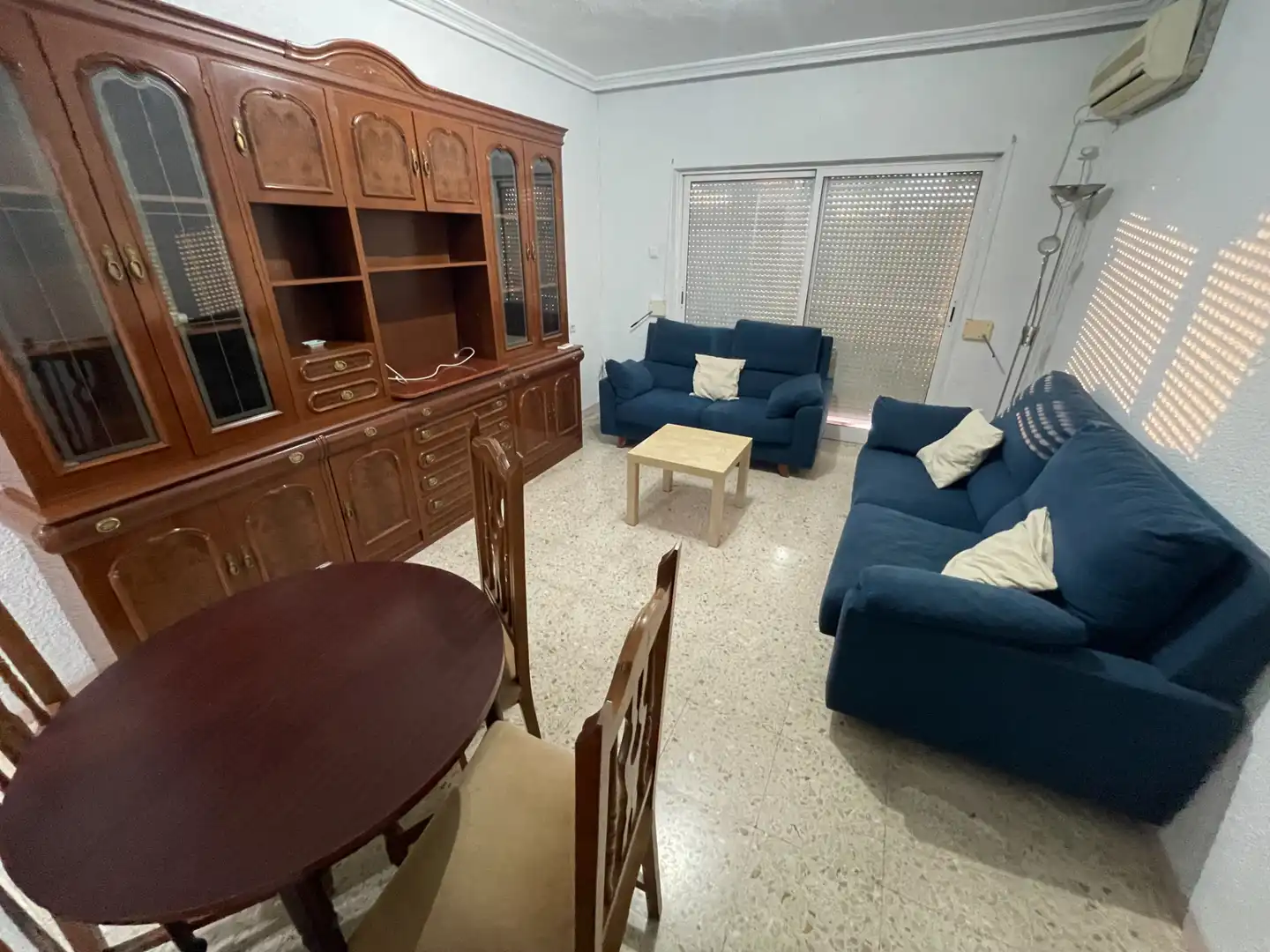 Living room of Flat for rent in Murcia  with Air Conditioner, Heating and Furnished