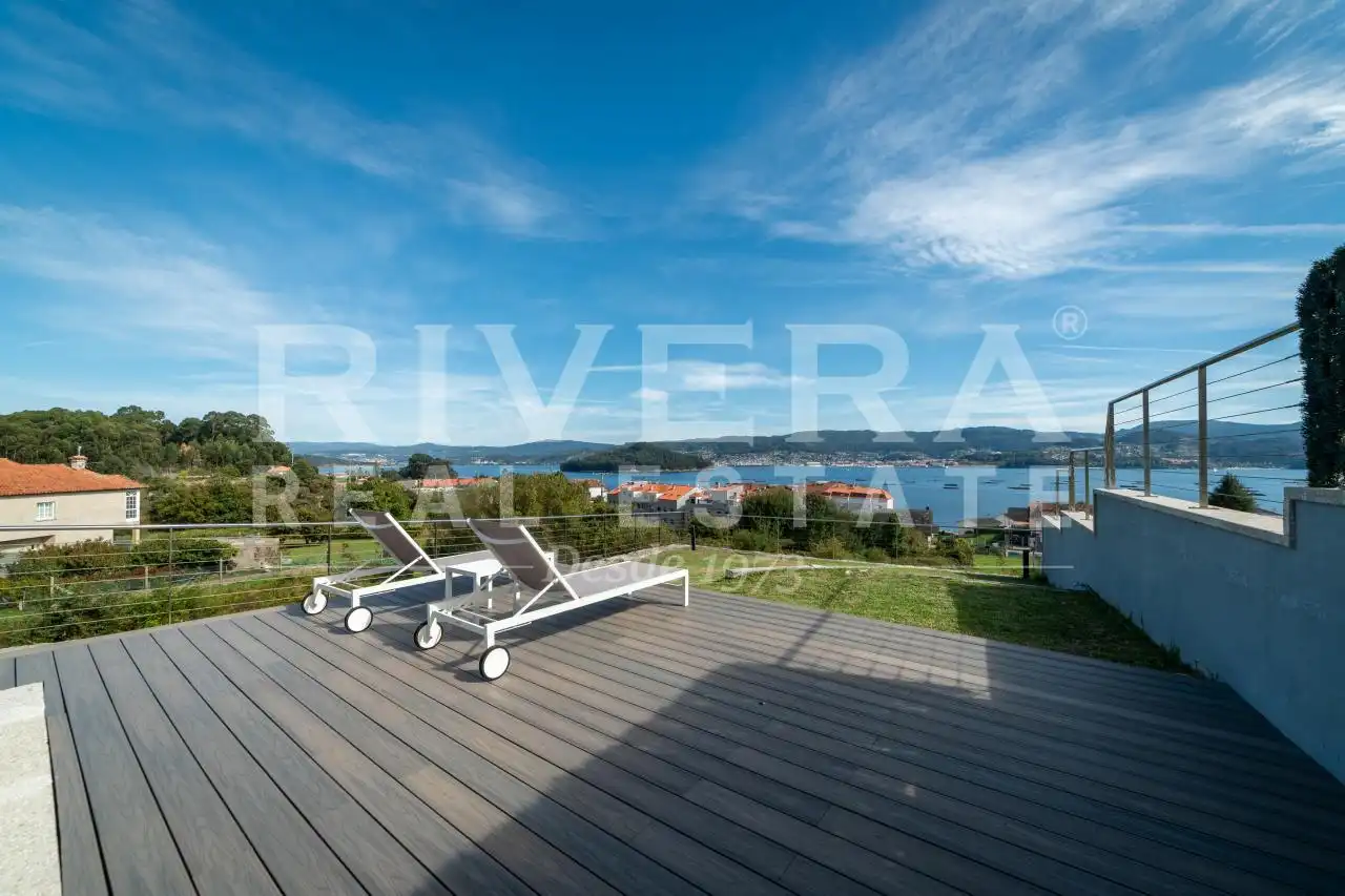 Terraza de Casa o chalet en venta en Poio con Calefacción, Jardín privado y Terraza