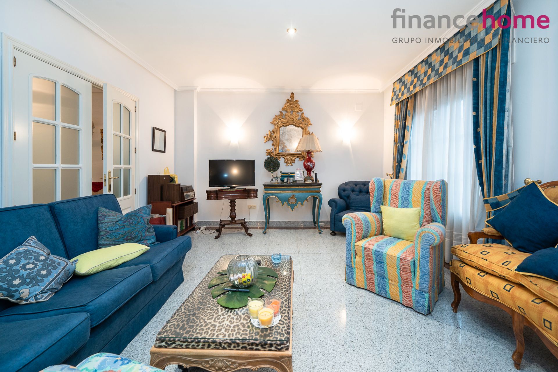 Living room of House or chalet for sale in Navas del Rey  with Heating, Furnished and Balcony
