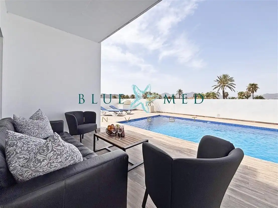 Piscina de Casa o chalet en venta en Mazarrón con Aire acondicionado, Calefacción y Jardín privado