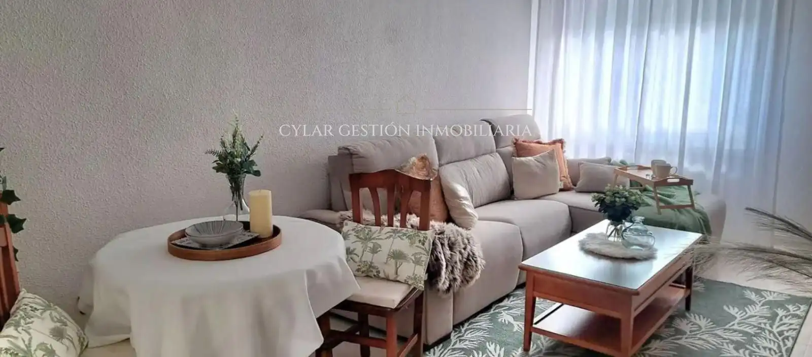 Sala de estar de Piso de alquiler en Salamanca con Calefacción, Parquet y Terraza