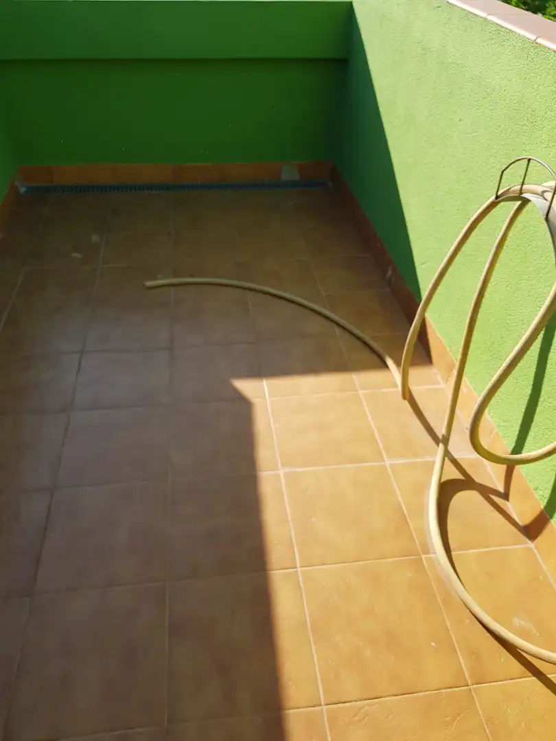 Terraza de Finca rústica en venta en Santa Oliva con Calefacción, Jardín privado y Piscina