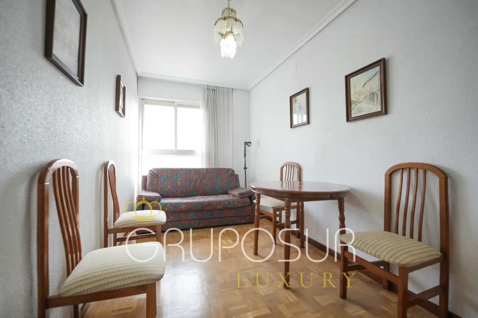 Wohnzimmer von Wohnung zum Verkauf in Valladolid mit Heizung, Privatgarten und Parkett