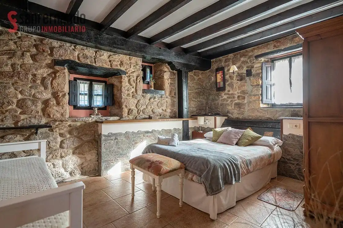 Sala d'estar de Casa o xalet en venda en Mazcuerras amb Calefacció, Jardí privat i Terrassa