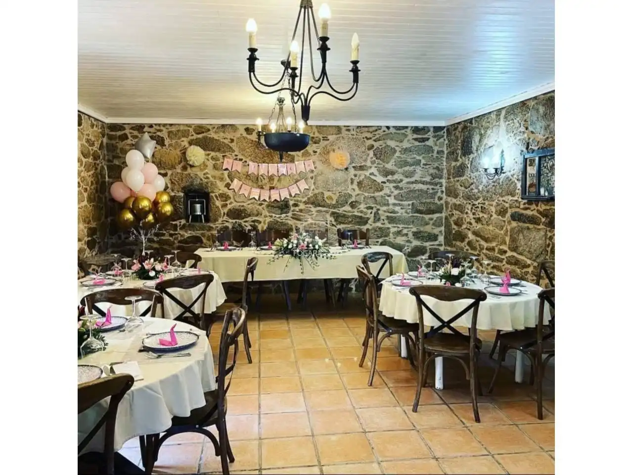 Comedor de Finca rústica en venta en Portas con Jardín privado y Amueblado