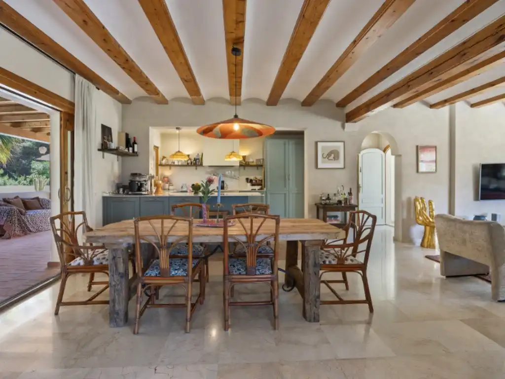 Esszimmer von Haus oder Chalet zur Miete in Jávea / Xàbia mit Heizung, Privatgarten und Terrasse
