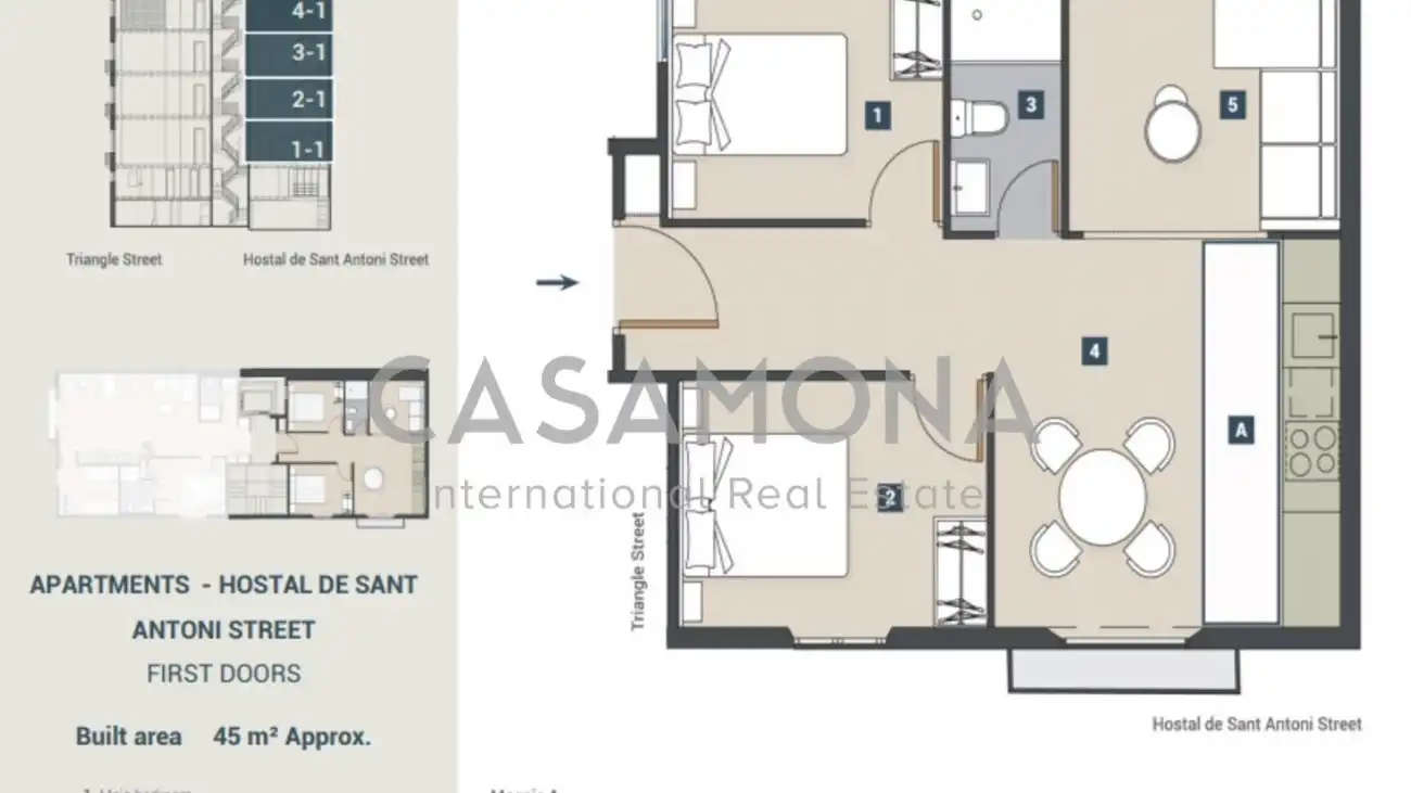 Mini appartamento con terrazza in vendita a Ciutat Vella, imagen 13