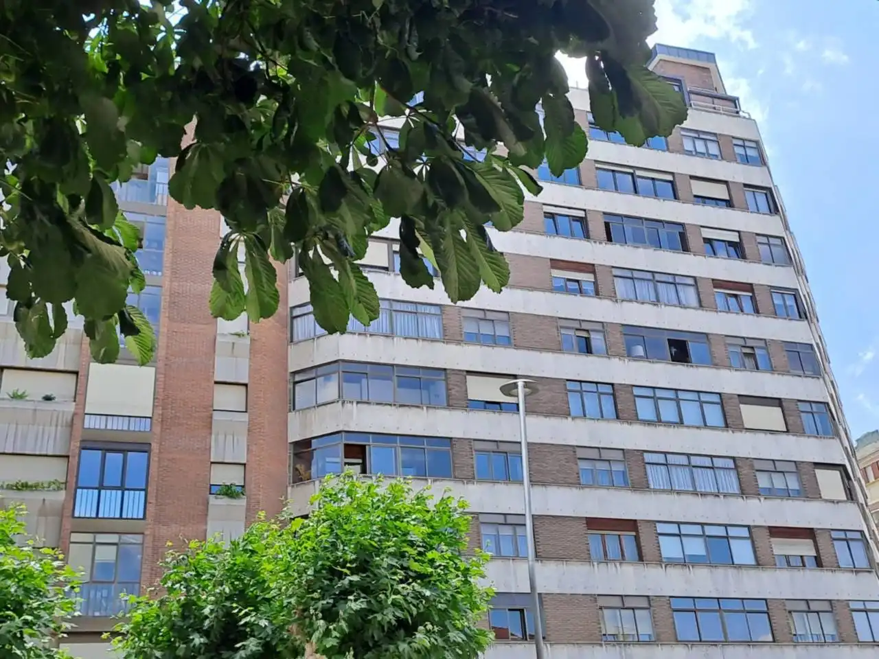 Exterior view of Flat for sale in Burgos  with Heating, Terrace and Alarm