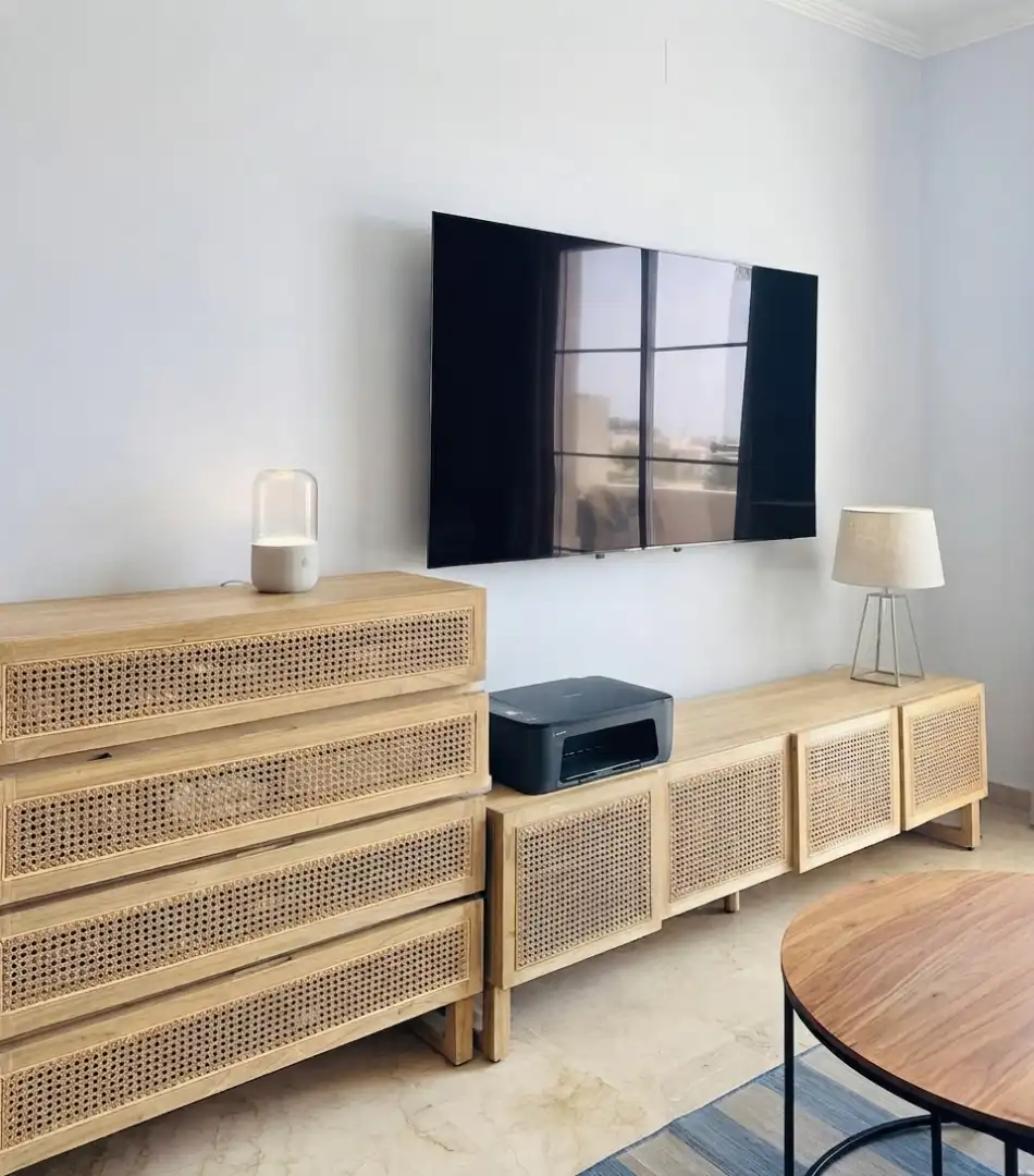 Living room of Flat for sale in Manilva  with Air Conditioner, Heating and Terrace