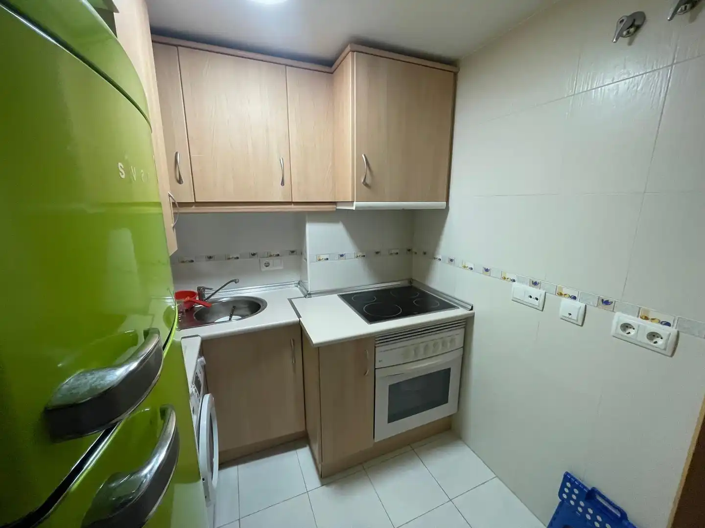 Küche von Wohnung zum Verkauf in Águilas mit Klimaanlage, Privatgarten und Terrasse