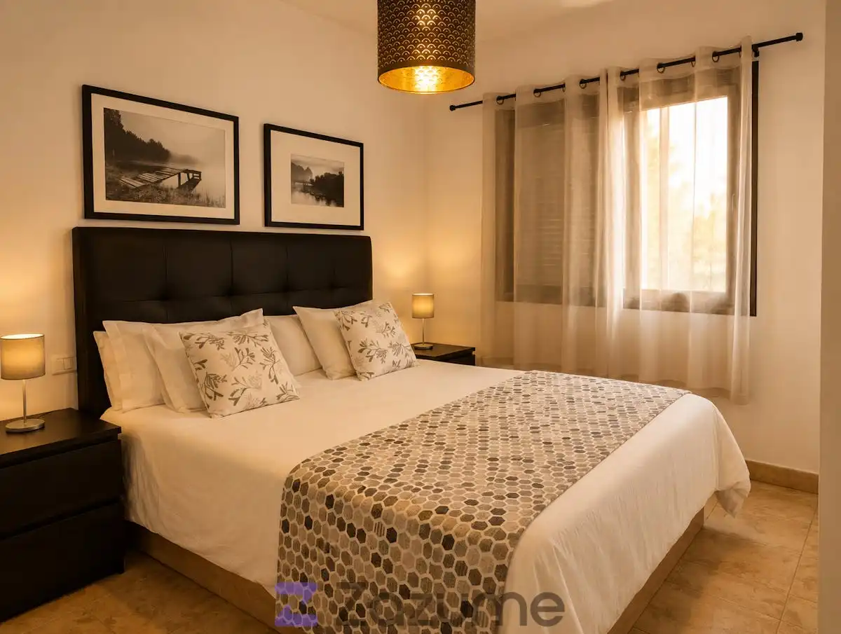 Bedroom of Flat for rent in Puerto de la Cruz  with Air Conditioner, Private garden and Terrace