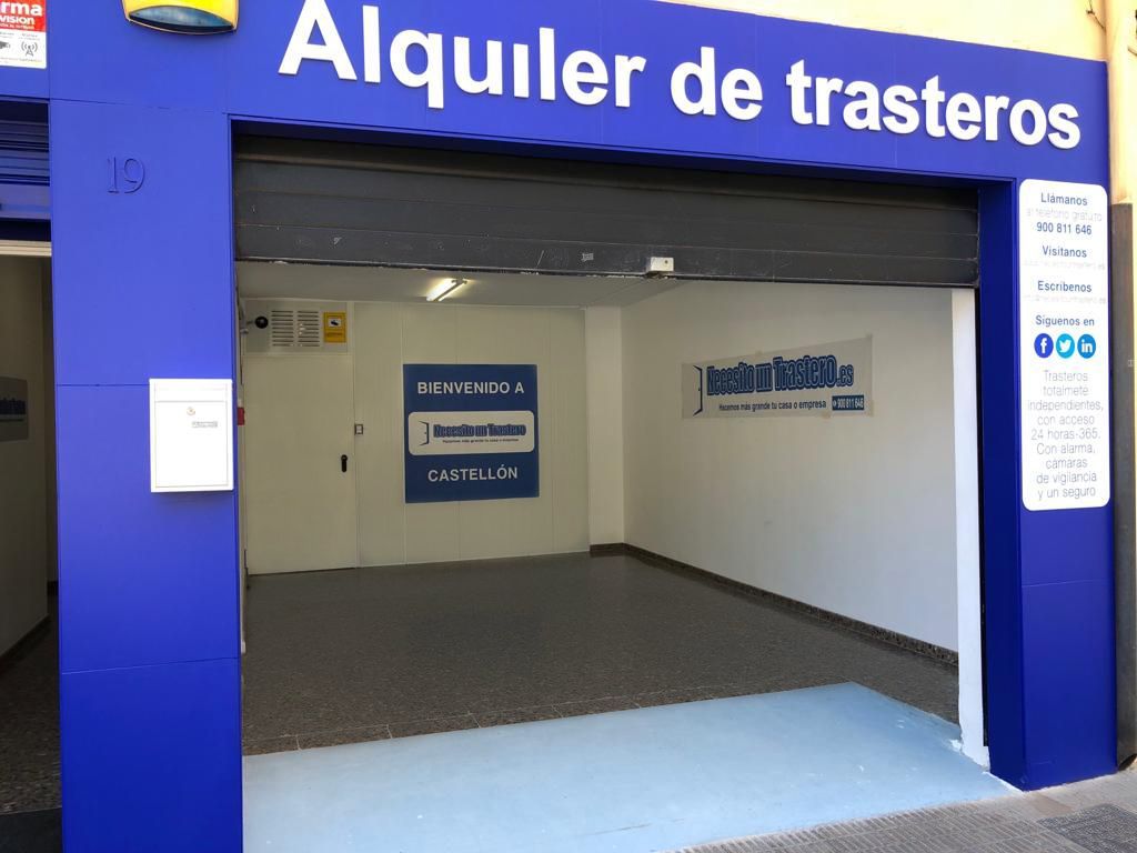 Traster de lloguer en Castellón de la Plana / Castelló de la Plana amb Alarma