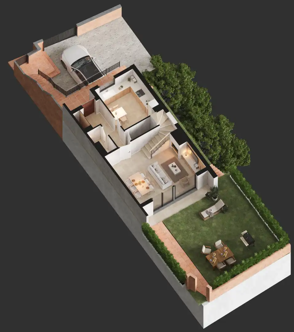 Casa adosada en venda en Arbúcies amb Jardí privat, Terrassa i Traster