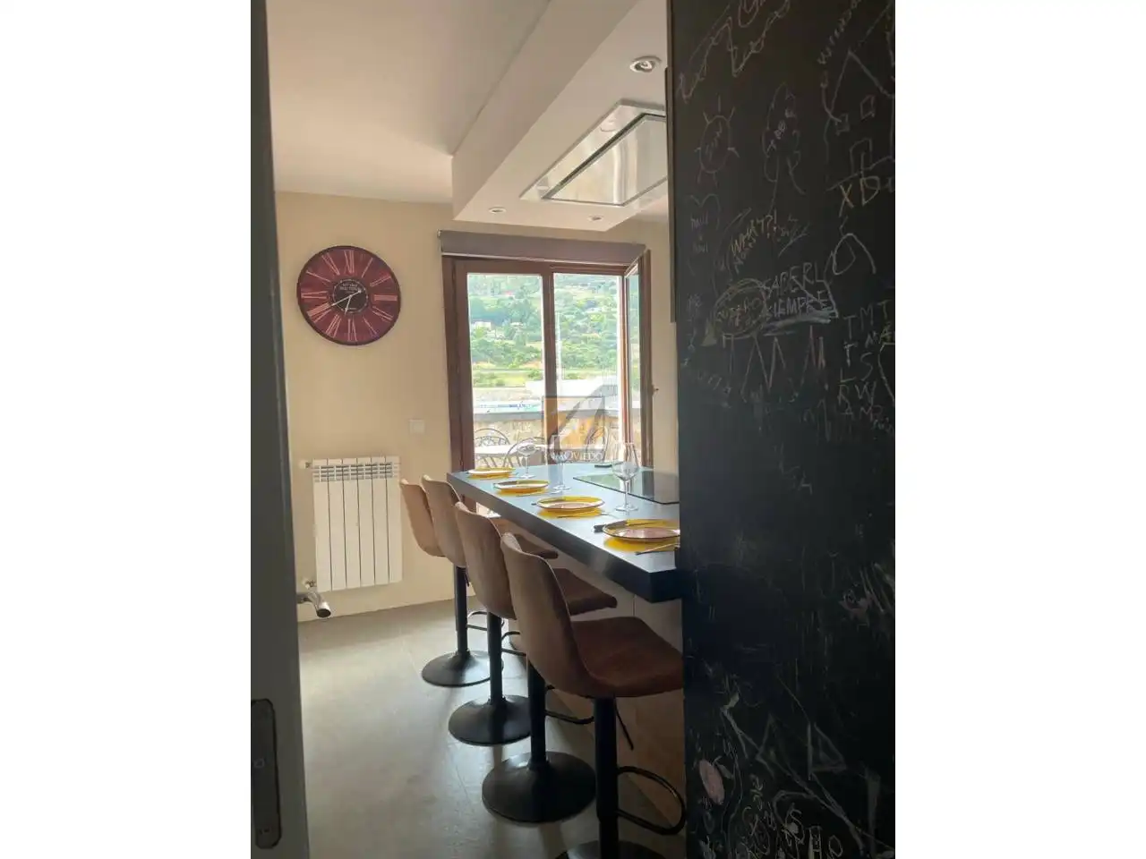 Comedor de Ático de alquiler en Oviedo  con Calefacción, Parquet y Terraza