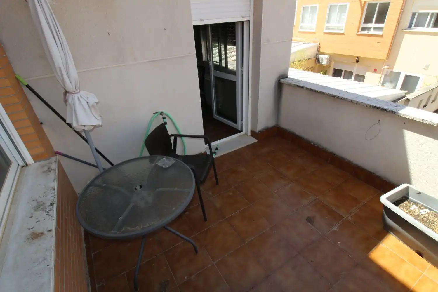 Balcony of Flat for rent in Ciudad Real  with Air Conditioner, Heating and Terrace