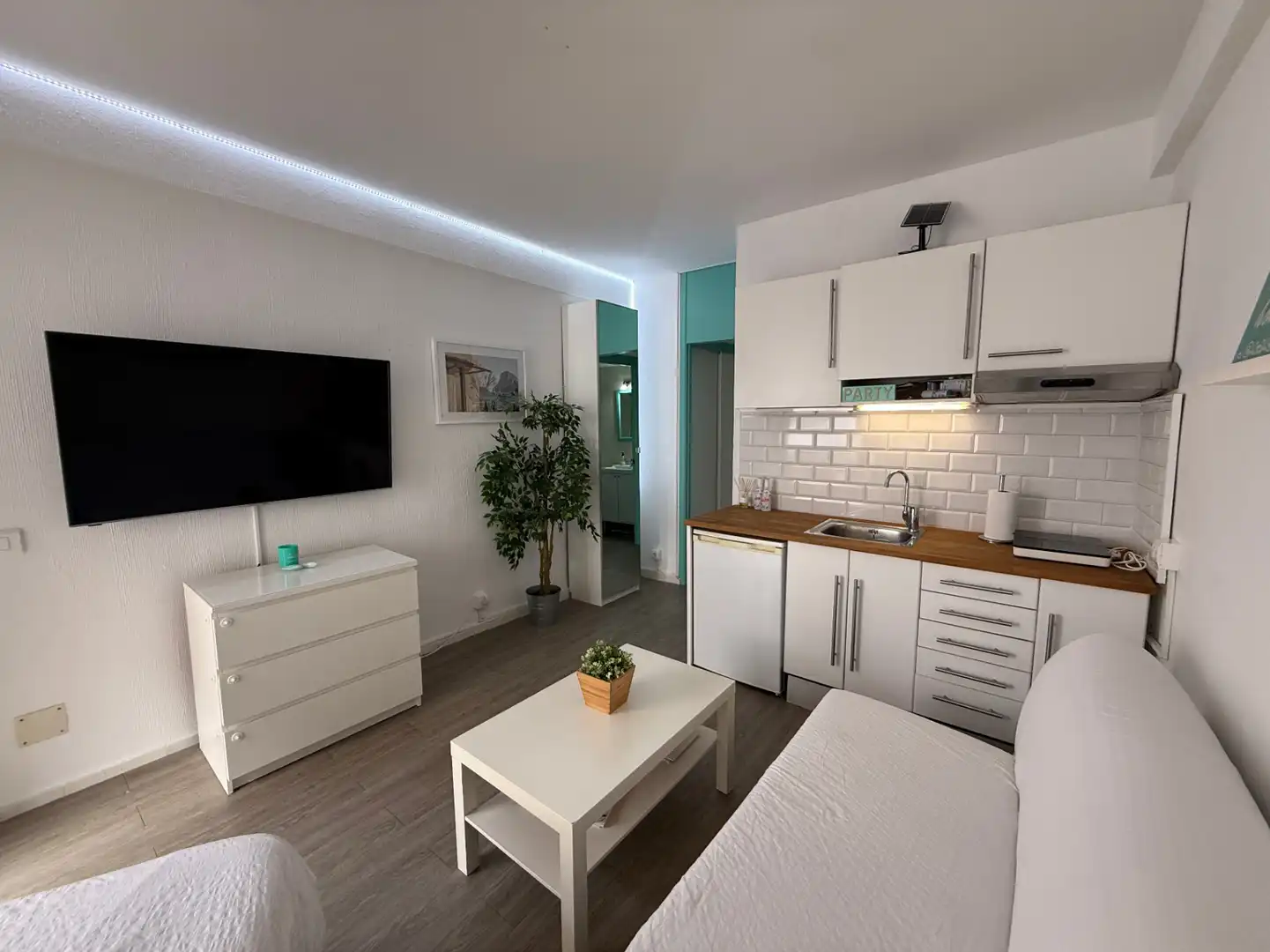 Sala d'estar de Apartament en venda en Sant Josep de sa Talaia amb Aire condicionat, Calefacció i Terrassa