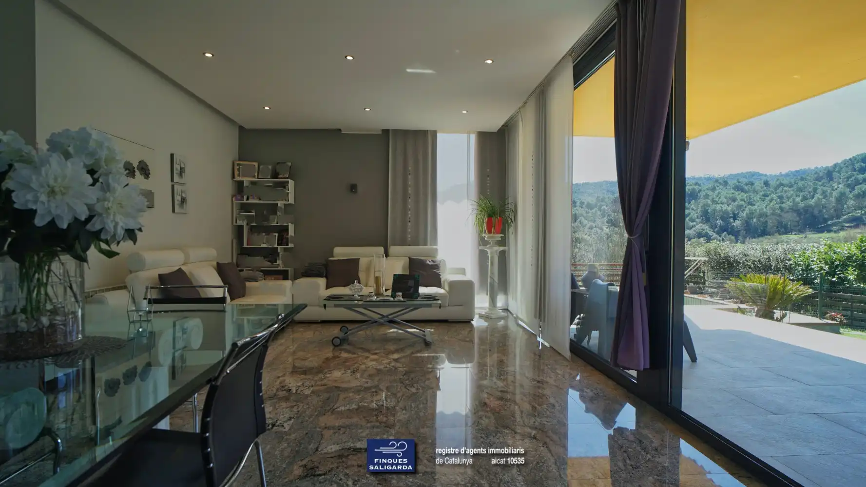 Sala de estar de Casa o chalet en venta en Sant Martí de Centelles con Aire acondicionado, Calefacción y Terraza