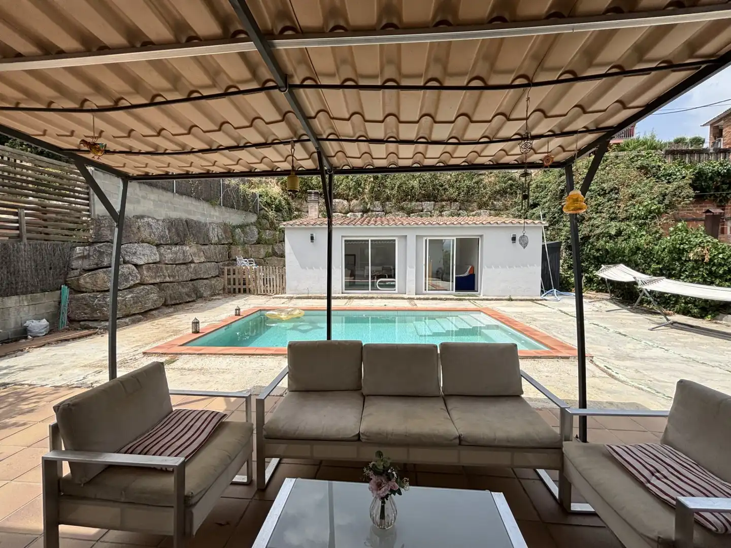 Piscina de Casa o xalet en venda en Bigues i Riells del Fai amb Aire condicionat, Calefacció i Jardí privat