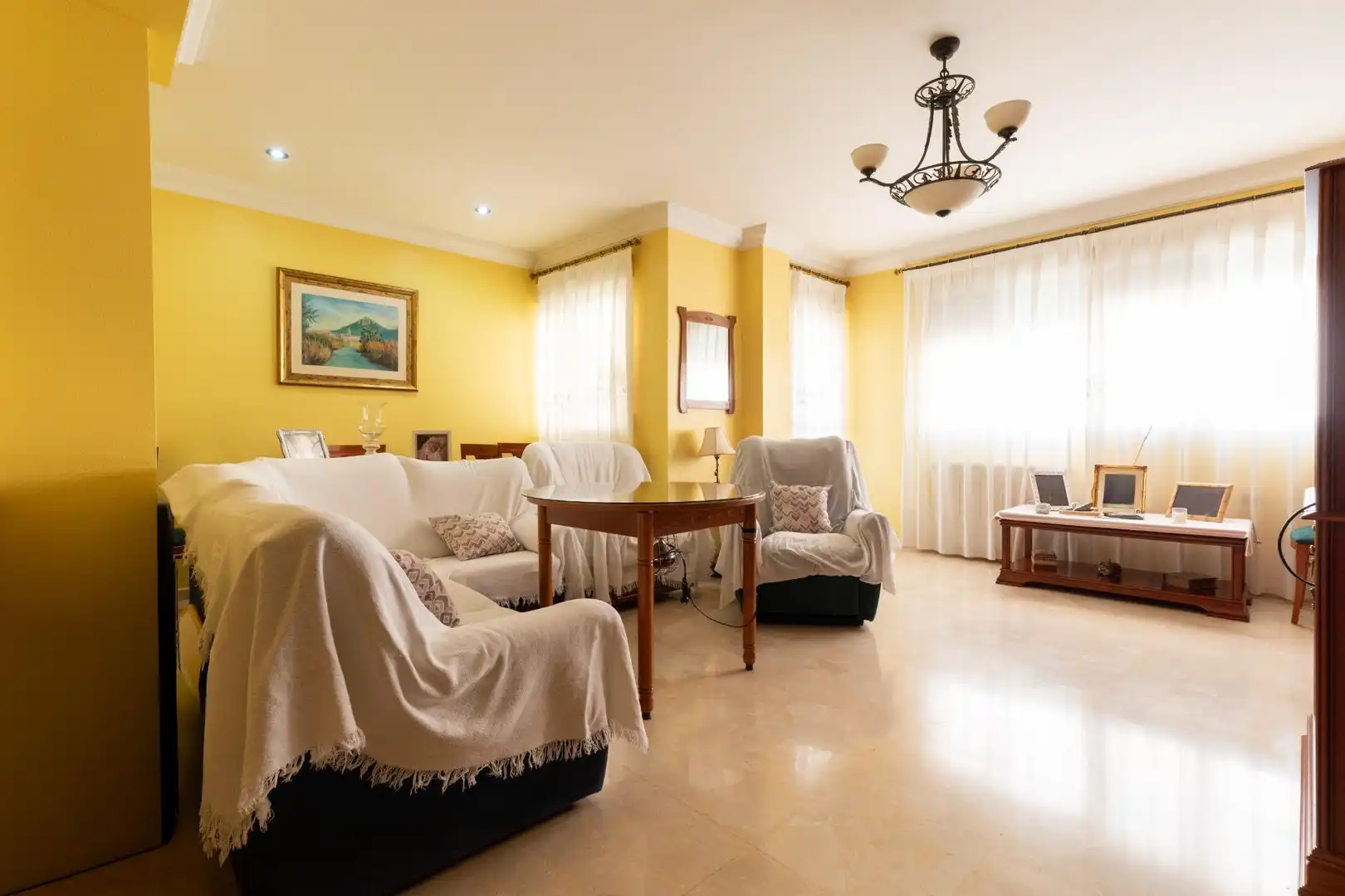 Sala de estar de Ático en venta en Cieza con Aire acondicionado, Terraza y Trastero