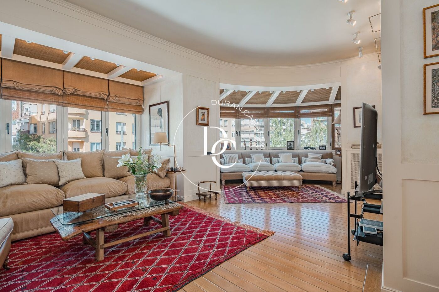 Living room of Flat for sale in  Barcelona Capital  with Air Conditioner and Heating