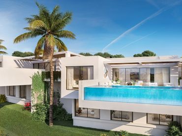 Xalet amb piscina en venda a Benalmádena pueblo