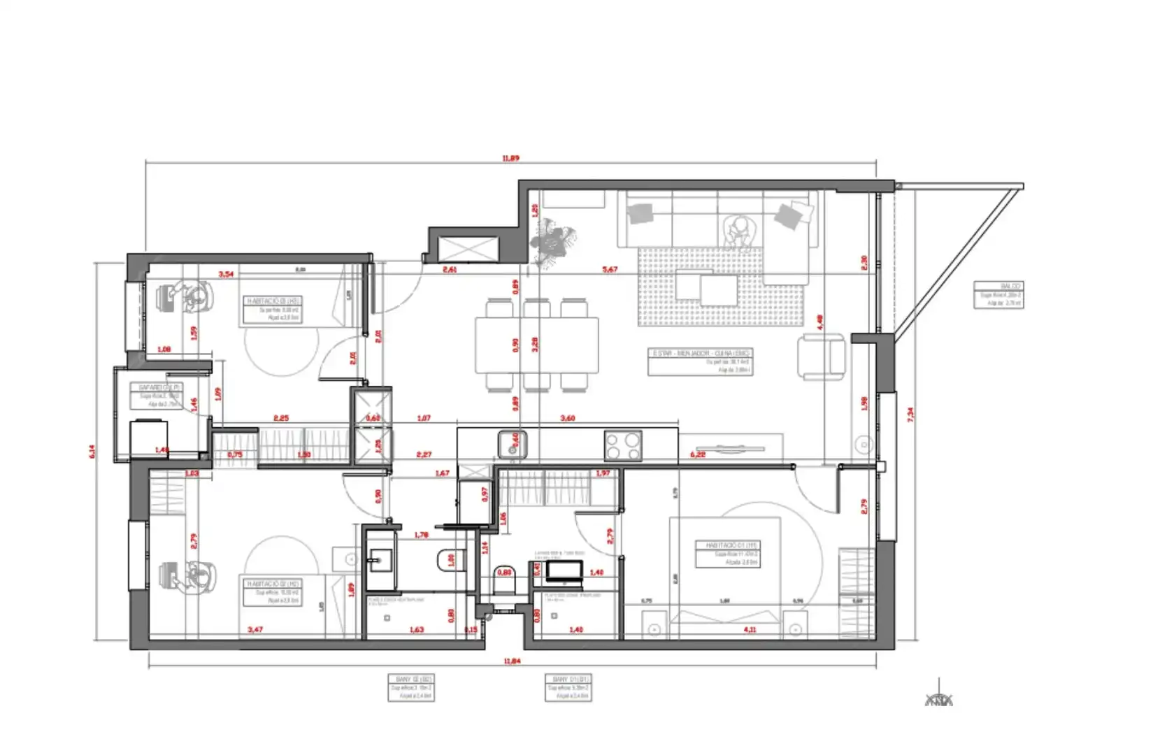 Piso en venta en Barcelona con Aire acondicionado, Calefacción y Parquet