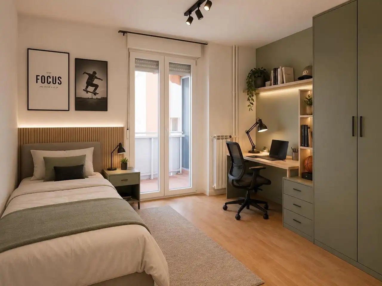 Bedroom of Flat for sale in Móstoles  with Heating, Terrace and Storage room