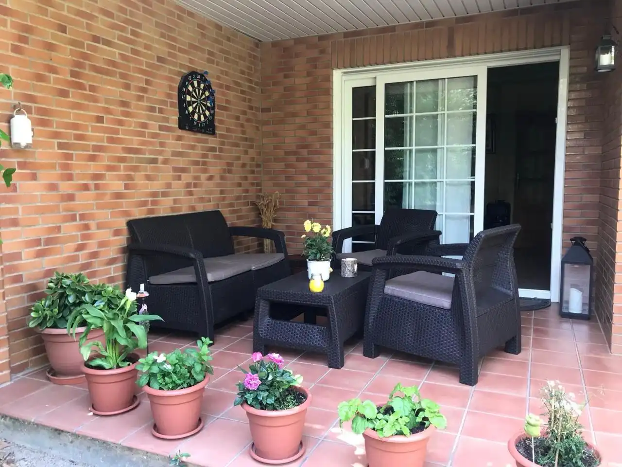 Terraza de Casa adosada en venta en Zaragoza con Aire acondicionado, Calefacción y Jardín privado