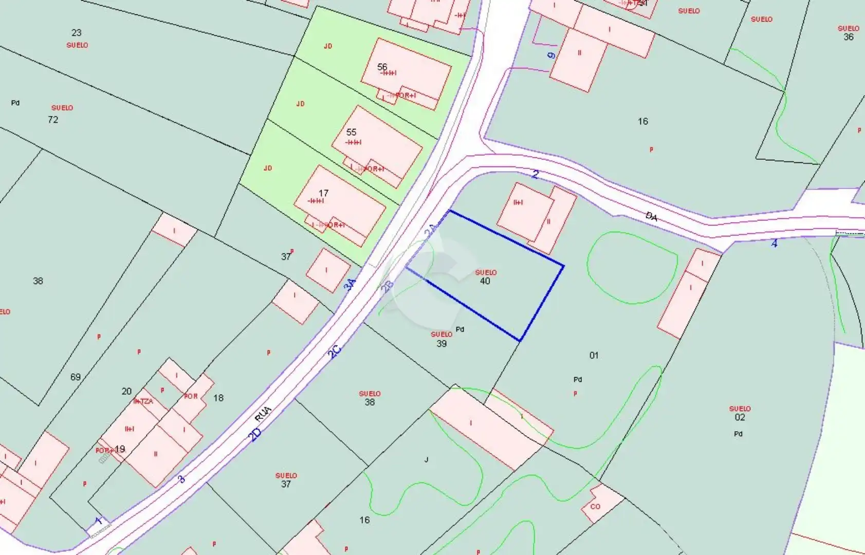 Residencial en venda en Oleiros