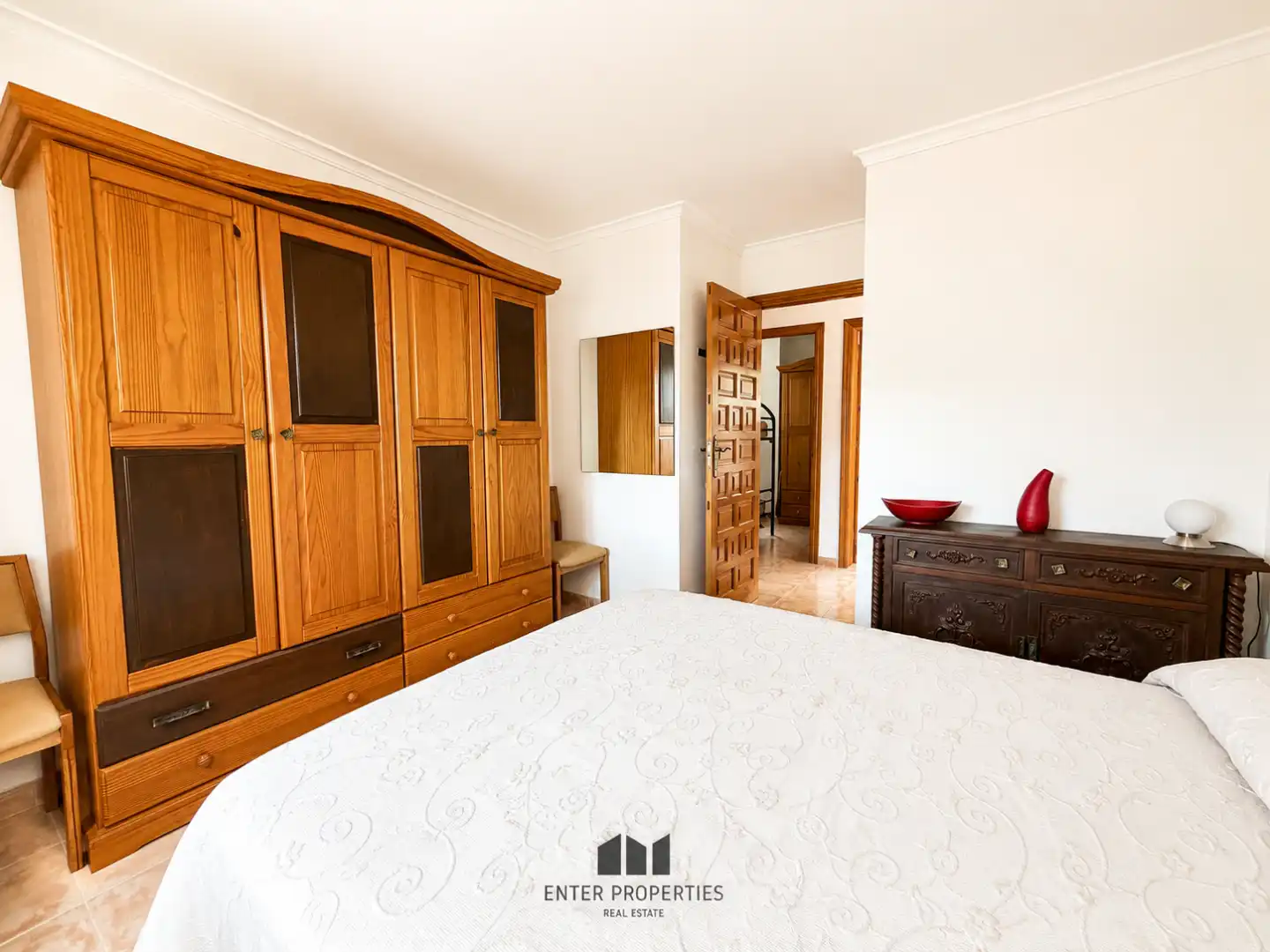 Schlafzimmer von Wohnung zum Verkauf in Benitachell / El Poble Nou de Benitatxell mit Klimaanlage, Heizung und Terrasse